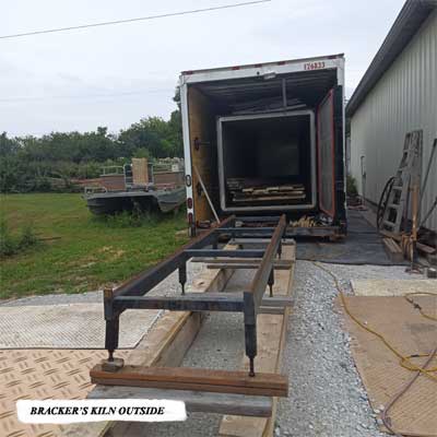 Drying Service Wood Kiln open